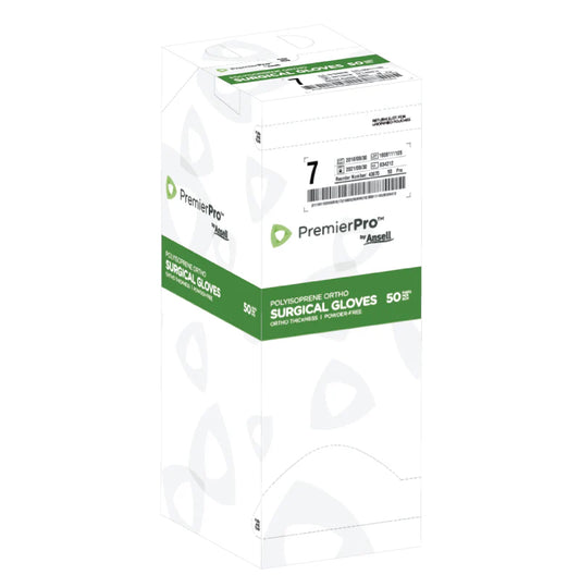Surgical Gloves, Polyisoprene Ortho, Size 7,  50 Pairs/Box