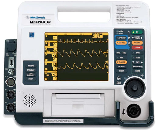 Lifepak 12 Biphasic Defibrillator/Monitor, Used, 1/Ea