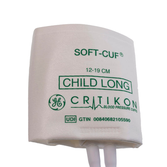 Soft-Cuf Blood Pressure Cuff, Child Long 12-19cm, Disposable, 20/Box