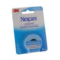 Nexcare Strong Hold Pain-Free Removal Tape 1 in x 4 yd 3/Pack