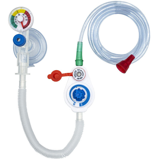 Neonate/Infant T-Piece Resuscitator With 40cm H2O Pop-Off Override 10/Box