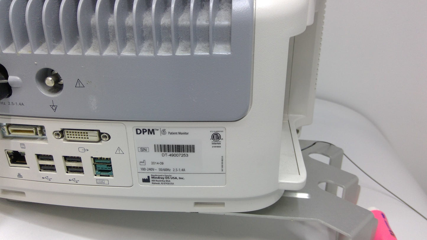 Mindray Patient Monitor 6+ w/ MPM Insert - 1717351