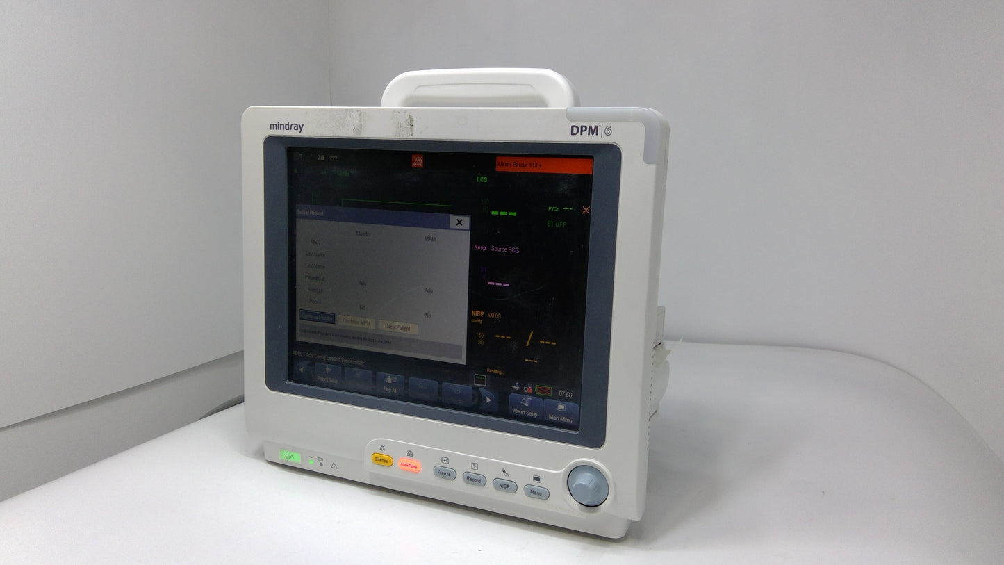 Mindray Patient Monitor 6+ w/ MPM Insert - 1716909