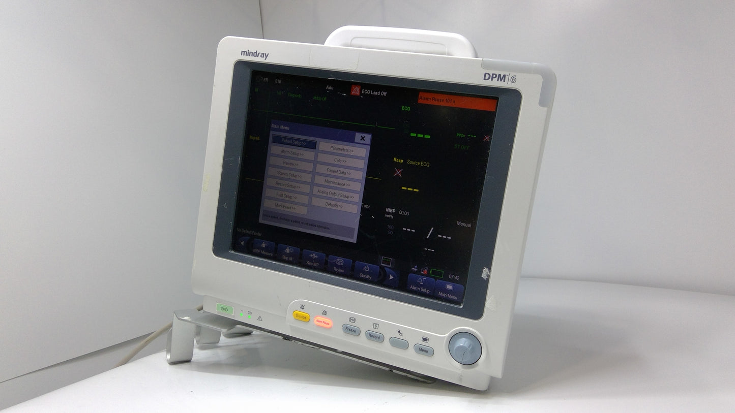 Mindray Patient Monitor 6+ w/ MPM Insert - 1717352