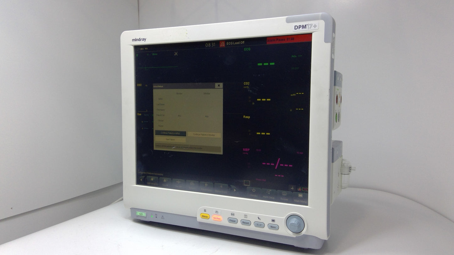 Mindray DPM7 Patient Monitor w/ MPM Insert - 1717279