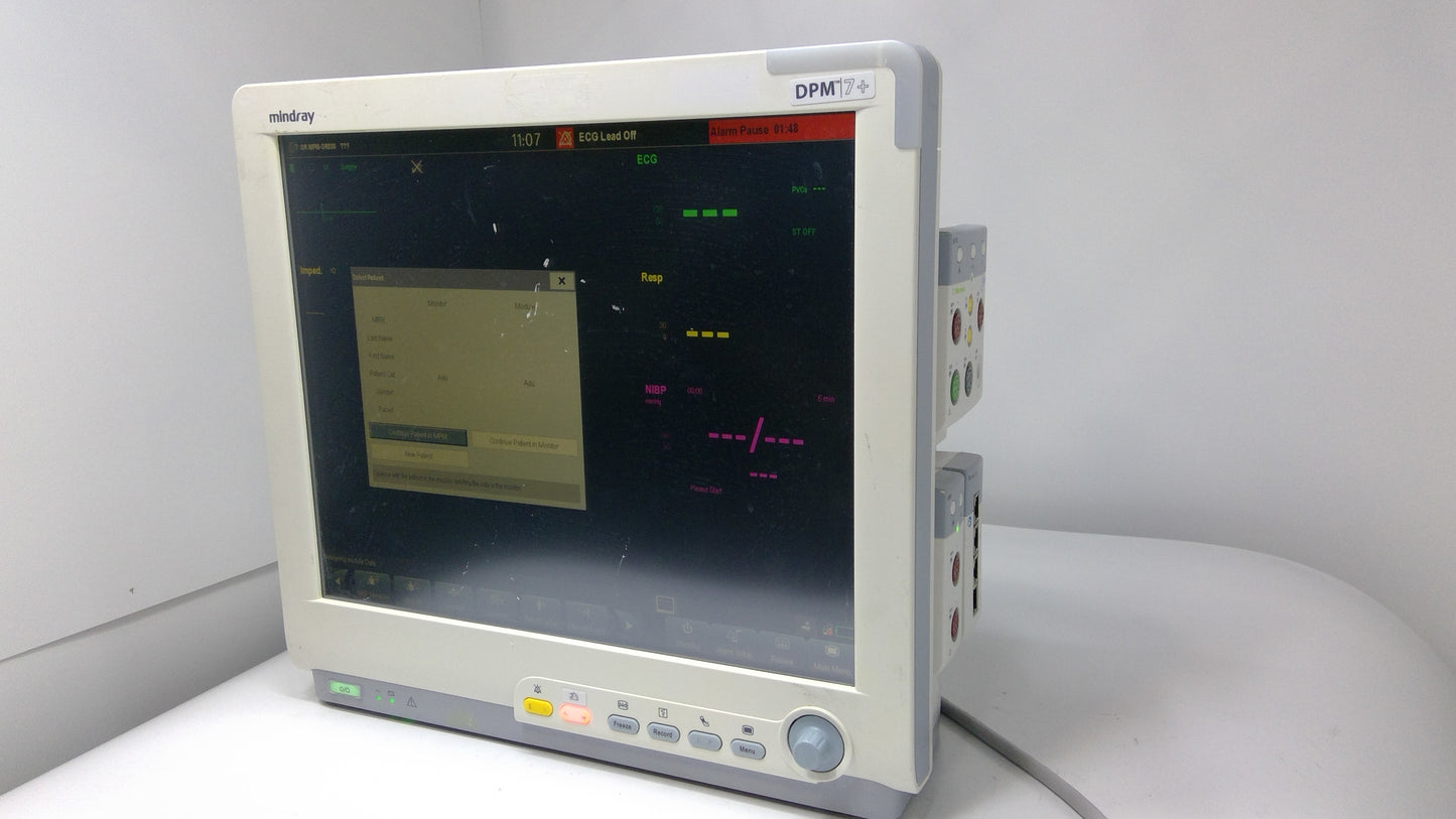 Mindray DPM7 Patient Monitor w/ MPM Insert - 1717274