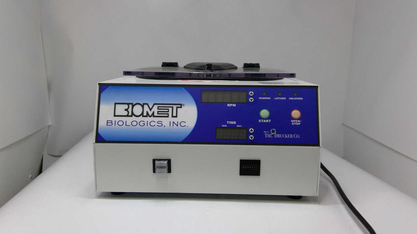 Biomet Biologics 700 Series Centrifuge w/ 6 Cups