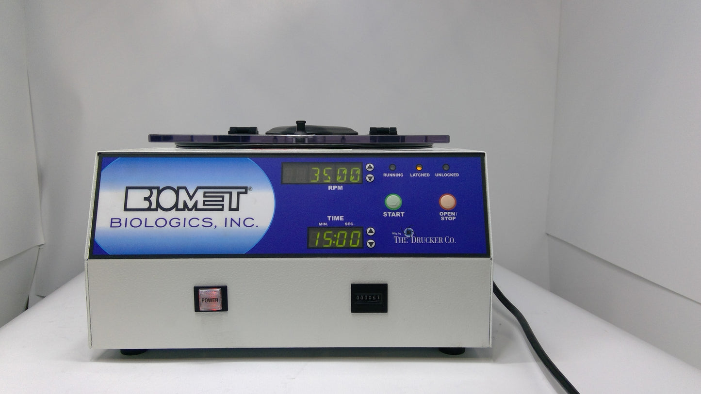 Biomet Biologics 700 Series Centrifuge w/ 6 Cups