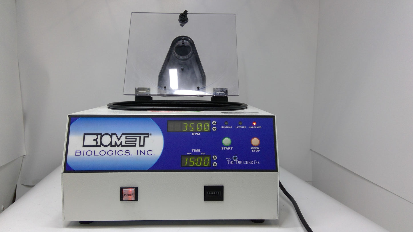 Biomet Biologics 700 Series Centrifuge w/ 6 Cups