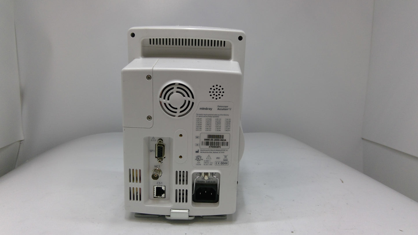 Mindray Datascope Accutorr V Patient Monitor - 1718372