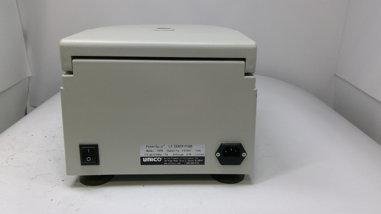 Unico Power Spin LX Centrifuge