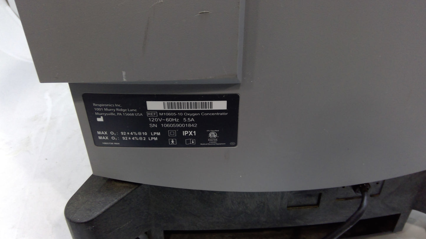 Respironics Millennium M10 O2 Concentrator, Used, 1/each - 1777498