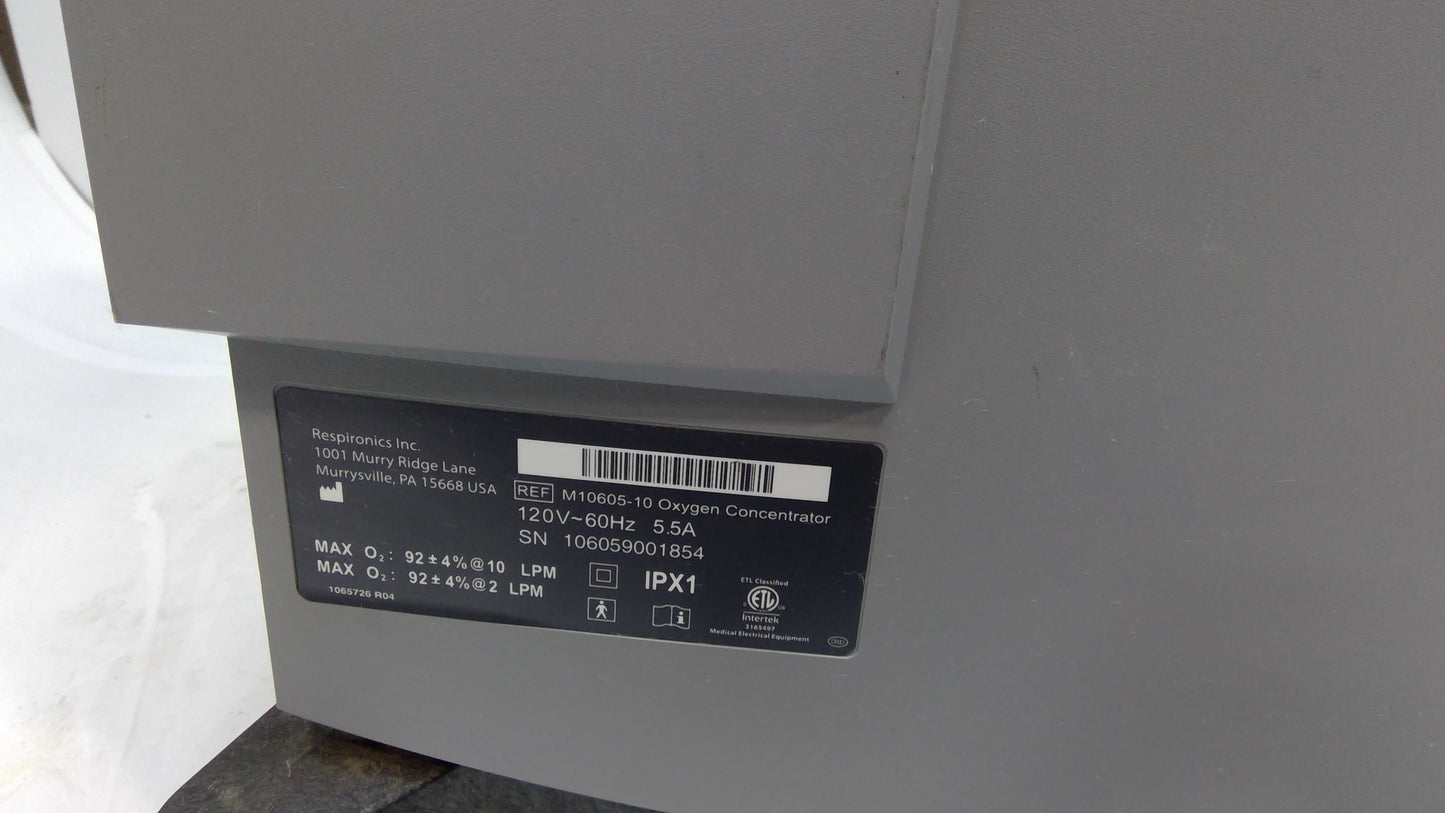 Respironics Millennium M10 O2 Concentrator, Used, 1/each - 1777501