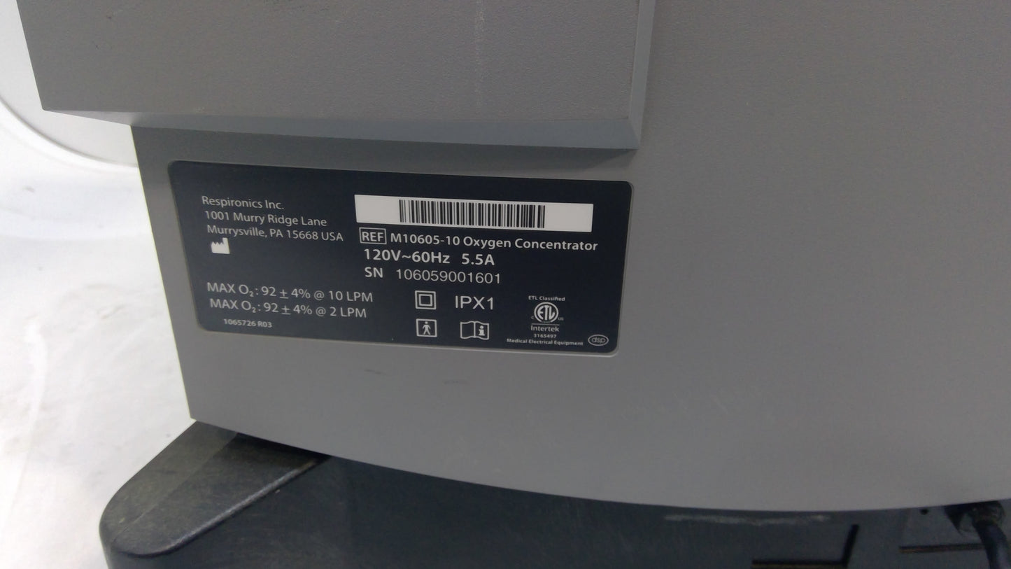 Respironics Millennium M10 O2 Concentrator, Used, 1/each - 1777923