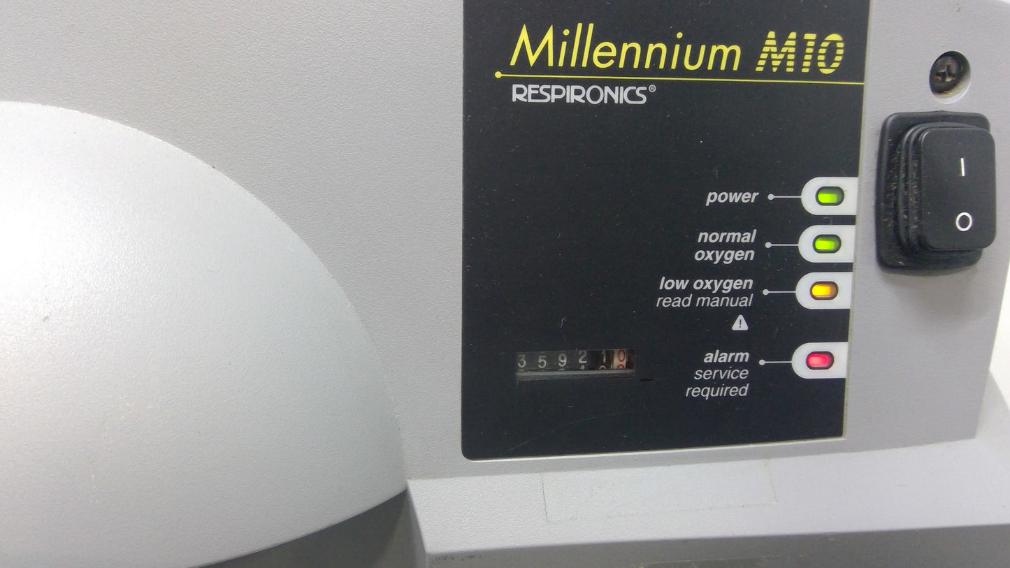 Respironics Millennium M10 O2 Concentrator, Used, 1/each - 1777924