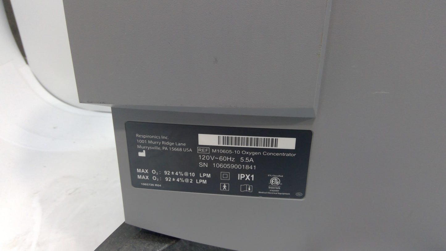 Respironics Millennium M10 O2 Concentrator, Used, 1/each - 1777936