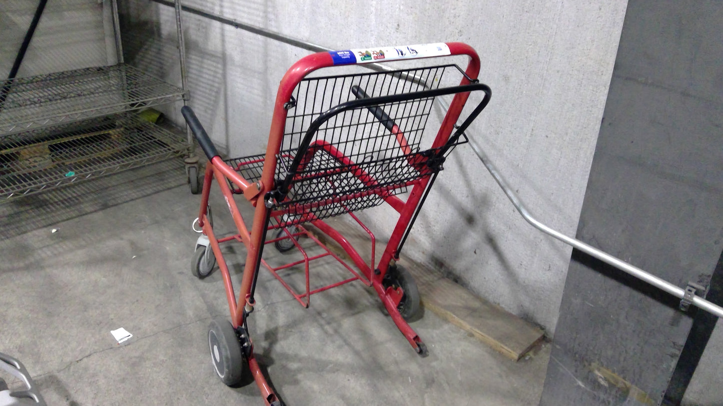 STAXI Transport Chair, Red, Used, 1/ea
