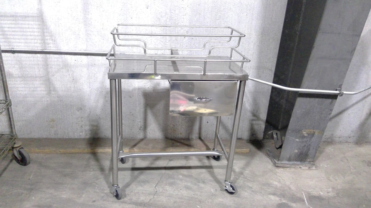 Stainless Steel Bassinet w/ Changing Station, Used, 1/ea