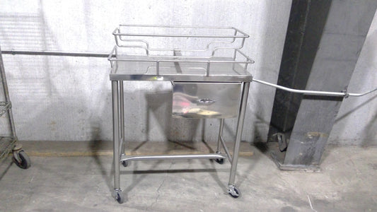 Stainless Steel Bassinet w/ Changing Station, Used, 1/ea