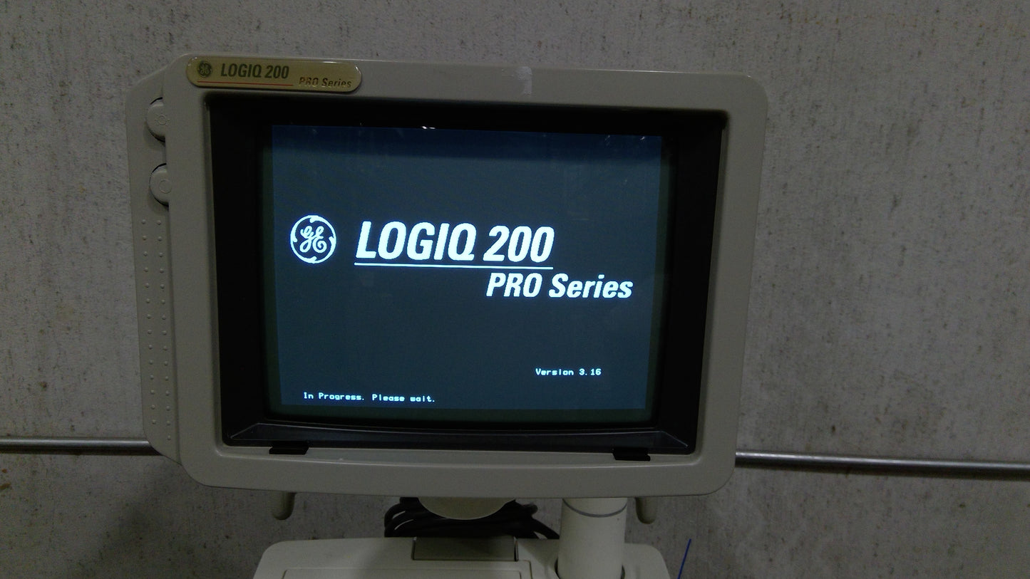 LOGIQ 200 Pro Series Ultrasound with Probe, Used
