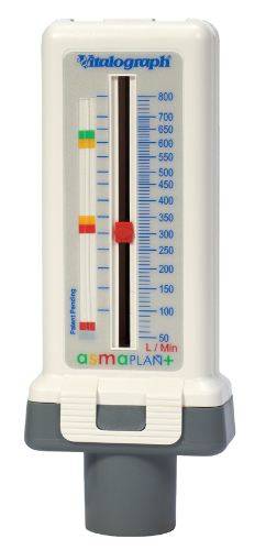 Vitalograph Asthma Plan+ Peak Flow Meter, 1/ea