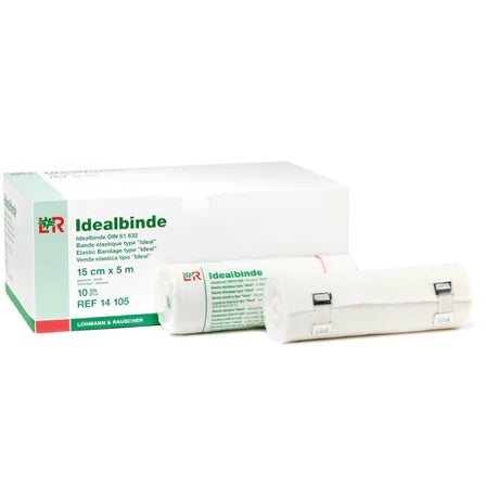 Idealbinde Cotton Short Stretch Bandage 8" x 5 yd. Each