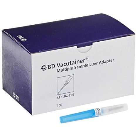 BD Vacutainer Multiple Sample Luer Adapter, Sterile, 100/Box