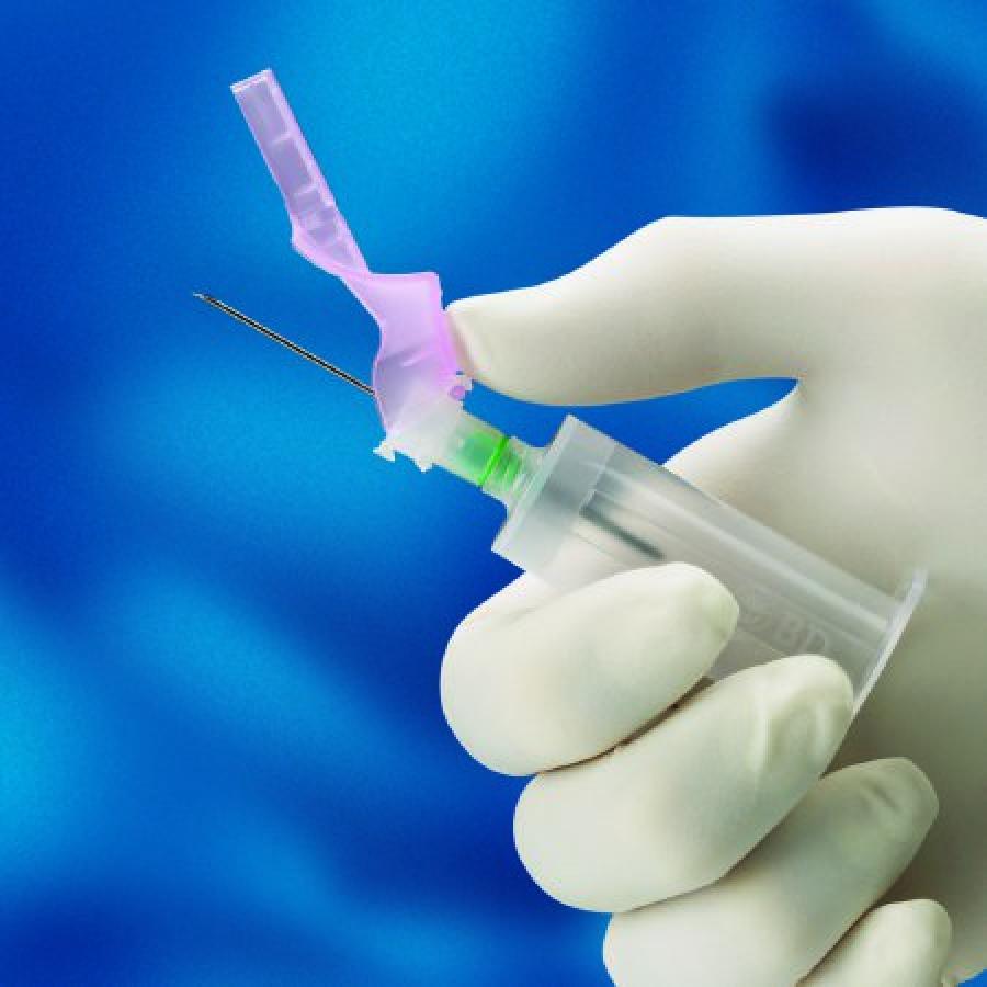 Vacutainer Eclipse Blood Collection Needle, 22G x 1 1/4", Sterile, 100/Box