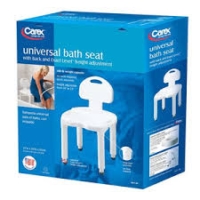 Bath Seat W/Back, New Each