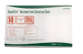 Intermittent Catheter Tray 14Fr Straight Tip, 1/Pack
