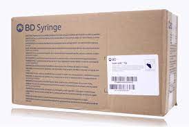 BD Syringe, Luer-Lock Tip, 5mL, 250/Box