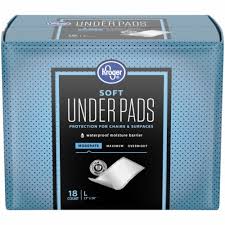 Incontinence, Soft Underpads, Moderate Protection, 23" x 36", 18/Pack