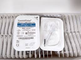 VanishPoint Blood Collection Set, Retractable, 23G x 3/4" x 12", Sterile, 50/Box