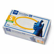 Exam Gloves, SensiCare Ice w/SmartGuard, Powder-Free Nitrile, Small, 250/Box