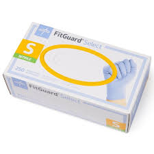 Exam Gloves, FitGuard Select, Nitrile, Small, 250/Box