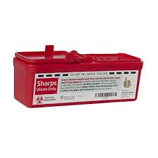 Sharps Container for Travel, 0.35L, 1/Ea