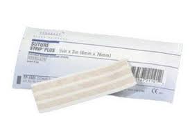 Wound Closure Strips, Reinforced, 1/2" x 4", Sterile 6/Pk 200 Packs/Case