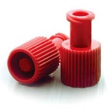 Red Cap, Replacement, Sterile, 100/Box