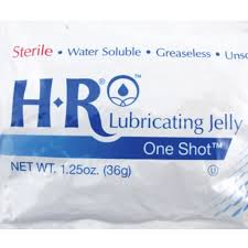 HR Lubricating Jelly SafeWrap, 1.25 oz. OneShot, Sterile, 200 Packs/Case