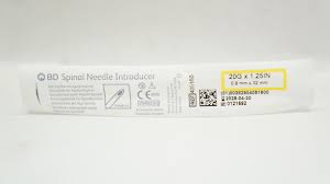 Spinal Needle Introducer, 20G x 1.25", Sterile, 100/Box