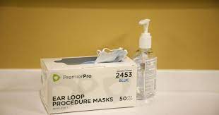 Mask, Procedure w/Earloop, ASTM Level 1, Blue, 50/Box 6 Boxes/Case