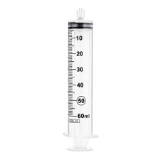 SOL-M 60mL Luer Lock Syringe, w/o Needle, Sterile, 30/Box