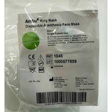 Ambu King Mask, Anesthesia Disposable Face Mask, Size 4, 50/Box