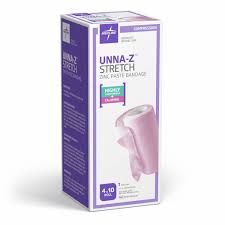 UNNA-Z Stretch Zinc Paste Bandage, Highly Conformable w/Calamine, 4" x 10yd, 1 Each