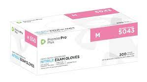 Exam Gloves, PremierPro Plus, Nitrile, Medium, 200/Box 10 Boxes/Case