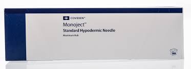 Monoject Standard Hypodermic Needle, 21G x 1-1/2", 100/Box
