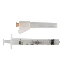 Prevent SG Syringe w/Safety Needle, Luer Lock Glide, 25g x 1", 50/Box