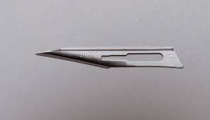 Rib-Back Carbon Steel Surgical Blades, #11, 50/Box