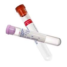 Blood Collection Tubes Set, 1-10mL Draw Red Stopper Tube , 1-7 mL Draw Lavender Stopper Tube, 100/Case