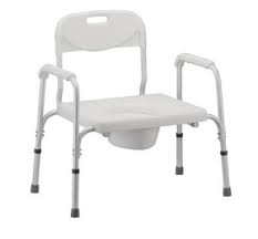 Nova Heavy Duty Commode w/Back, Extra Wide Seat, NEW, 1/Box